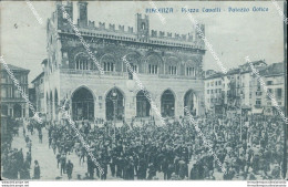Bc185 Cartolina Piacenza Citta' Piazza Cavalli Palazzo Gotico - Piacenza
