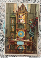 At252 Cartolina Strasbourg L'horloge Astronomique De La Cathedrale - Otros & Sin Clasificación