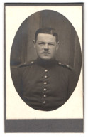 Fotografie L. Uhle, Siebleben-Gotha, Portrait Eines Soldaten  - Personnes Anonymes
