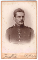 Photo Julius Fuchs, Strassburg I. E., Schreiberstubgasse 6, Soldat In Feldgrau Im Portrait De  - Personnes Anonymes