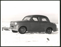 Photo Werksfoto, Ansicht Coventrys, Standard Eight Car Im Schnee, Grossformat 25 X 20cm  - Places