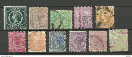 AUSTRALIAN States, Small Lot Of Old Stamps, Used. Queen Victoria - Sonstige & Ohne Zuordnung