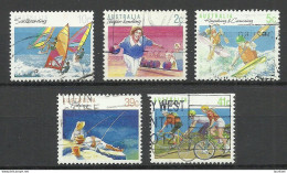 AUSTRALIA - Vacation Urlaub Ferien Sport Summer, 5 Stamps, O Bowling Canoeing Sailboarding Fishing Etc. - Autres & Non Classés