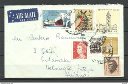 AUSTRALIA 1977 Air Mail Cover To Finland With Many Stamps - Lettres & Documents