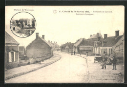 AK Circuit De La Sarthe 1906, Traversée De Lammay, Autorennen  - Andere & Zonder Classificatie