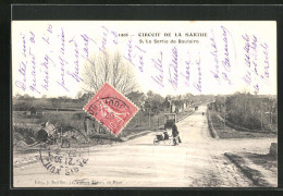AK Circuit De La Sarthe 1906, La Sortie De Bouloire, Autorennen  - Andere & Zonder Classificatie