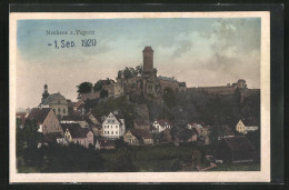 AK Neuhaus A. Pegnitz, Ortspartie Mit Burganlage  - Pegnitz