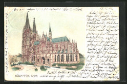 Lithographie Köln A /Rh., Dom  - Köln
