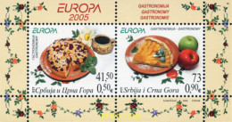 170420 MNH SERBIA Y MONTENEGRO 2005 EUROPA CEPT 2005 - GASTRONOMIA - Montenegro