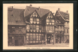AK Quedlinburg, Klopstockhaus In Der Altstadt  - Quedlinburg