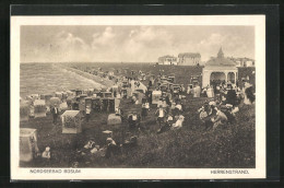 AK Büsum, Herrenstrand Mit Besuchern  - Büsum