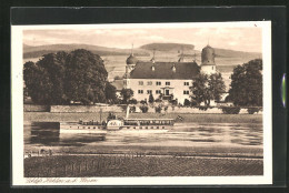 AK Hehlen /Weser, Schloss Hehlen An Der Weser, Ausflugsdampfer  - Sonstige & Ohne Zuordnung