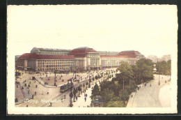 AK Leipzig, Hauptbahnhof, Strassenbahn  - Leipzig