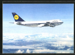 AK Flugzeug Vom Typ Boeing 747 Der Lufthansa  - 1946-....: Ere Moderne