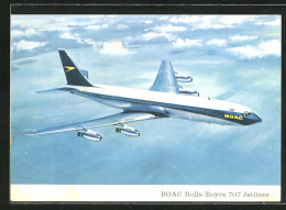 AK Flugzeug Vom Typ BOAC Rolls-Royce 707 Jetliner  - 1946-....: Modern Tijdperk