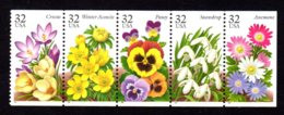 ETATS-UNIS / USA 1996 - Yvert #2467/2471 - Scott #3025/3029 - Neufs ** / MNH - Flore, Fleurs De Jardin - Nuevos