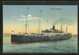AK Dampfer Graf Waldersee In Voller Fahrt  - Steamers