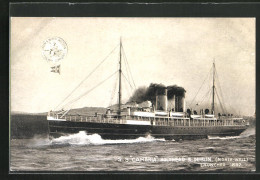 AK S. S. Cambria In Voller Fahrt  - Steamers