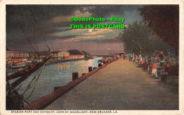 R414691 New Orleans. La. Spanish Fort And Bayou St. John By Moonlight. J. Scordi - World