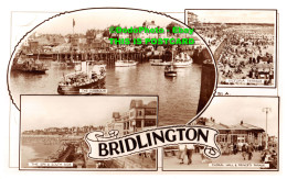 R413994 Bridlington. The Harbour. Victoria Terrace. Bamforth. RP. Multi View - World