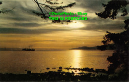 R413656 Vancouver. B. C. Sunset On English Bay. Natural Color Productions - World
