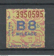 USA Ration Stamp Vignette, Used - Non Classés