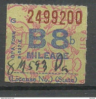 USA Ration Stamp Vignette, Used - Non Classés