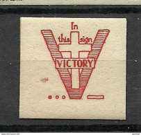 USA Vignette Poster Stamp Victory MNH - Erinnophilie