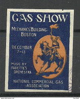 USA Gas Show Boston Vignette National Commercial Gas Association - Vignetten (Erinnophilie)