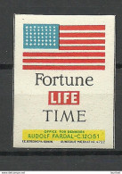 USA Vignette Fortune Life Time Newspaper Media Magains MNH - Vignetten (Erinnophilie)