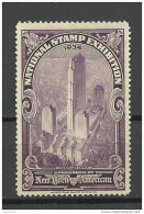 USA 1934 Vignette Advertising National Stamp Exhibition Rockefeller Center New York (*) - Vignetten (Erinnophilie)