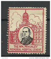 USA 1930ies Vignette McKinley Memorial Hospital League MNH - Erinnofilia
