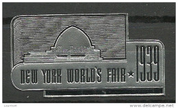 USA Vignette 1939 Advertising Poster Stamp New York Wold `s Fair MNH - Vignetten (Erinnophilie)