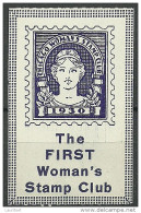 USA 1930 Reklamemarke Vignette The First Womans Stamp Club Chicago MNH - Erinnophilie