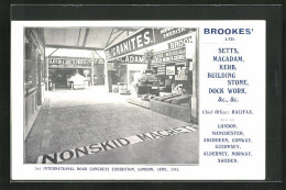 AK London, 3rd International Road Congress Exhibition 1913, Innenansicht Der Ausstellung  - Tentoonstellingen