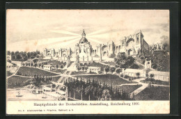 AK Reichenberg, Deutschböhmischen Ausstellung 1906, Hauptgebäude Mit Hafen  - Expositions