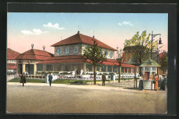 AK Leipzig, Intern. Baufachausstellung Mit Sonderausstellungen 1913, Weinrestaurant Des Centraltheaters A.-G.  - Tentoonstellingen