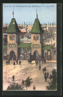 AK Hamburg, D. L. G. 24. Wanderausstellung 1910, Ausstellungsgelände  - Expositions
