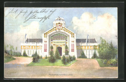 AK Nürnberg, Bayer. Jubil.-Landes.-Ausstellung 1906, Postausstellung  - Ausstellungen