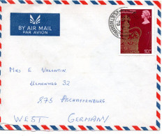 78852 - Grossbritannien - 1978 - 10.5p Kroenungsjubilaeum EF A LpBf DUNKELD -> Westdeutschland - Storia Postale