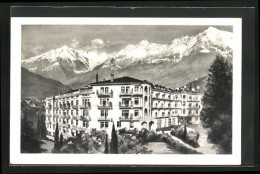 Cartolina Merano, Blick Zum Parc Hotel  - Otros & Sin Clasificación