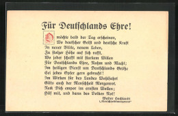 AK Für Deutschlands Ehre!  - Oorlog 1914-18