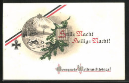 AK Weihnachtsgruss Mit Eisernem Kreuz 1914  - Guerre 1914-18