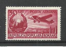 ROMANIA Rumänien 1948 Michel 1062 * Air Plane Flugzeug - Vliegtuigen