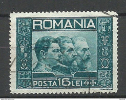 ROMANIA Rumänien 1931 Michel 418 O - Usado