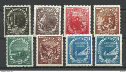 ROMANIA Rumänien 1951/1952 = 8 Values From Set Michel 1276 - 1284 * - Unused Stamps
