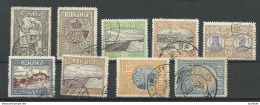 ROMANIA Rumänien 1913 Michel 227- 235 O - Used Stamps