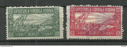 ROMANIA Rumänien 1906 Expozitiunea Generala Romana Exhibition Advertising Stamps * - Nuevos