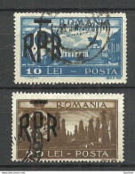 ROMANIA Rumänien 1948 Michel 1111 & 1114 O - Used Stamps