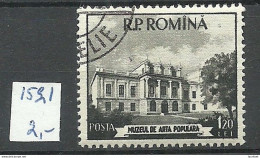 ROMANIA Rumänien 1955 Michel 1521 O Arhitecture - Usati